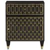 vidaXL Nachttisch 50x33x60 cm Massivholz Mango