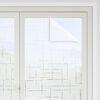 vidaXL Statisches Fensterfolie Stern-Muster 45 x 500 cm PVC