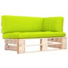 vidaXL Outdoor-Ecksofa Paletten Kiefernholz Impr&auml;gniert