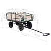 vidaXL Gartenwagen Metall und Holz 250 kg