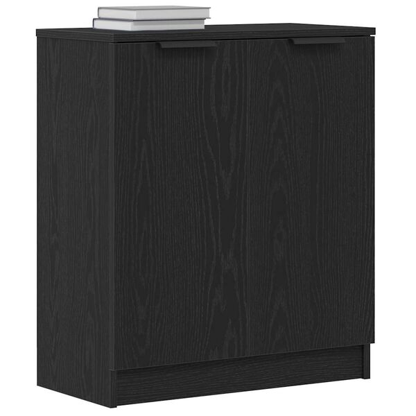 vidaXL Sideboard Schwarz 60 x 30 x 70 cm Holzwerkstoff