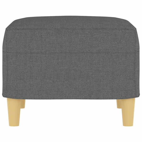 vidaXL Fu&szlig;hocker Dunkelgrau 60x50x41 cm Stoff