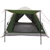 vidaXL Sofort Zelt mit Speicher Gr&uuml;n 205 x 205 x 143 cm Stahl