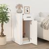 vidaXL B&uuml;roschrank Hochglanz-Wei&szlig; 40x49x75 cm Holzwerkstoff