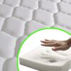 vidaXL Bett mit Memory-Schaum-Matratze Dunkelgrau Stoff 160&times;200 cm