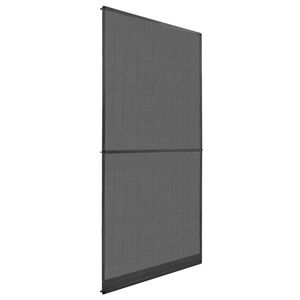 vidaXL Schwenk-Insektenscreen Anthrazit und Schwarz 100 x 215 cm