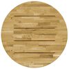 vidaXL Tischplatte Eichenholz Massiv Rund 23 mm 700 mm