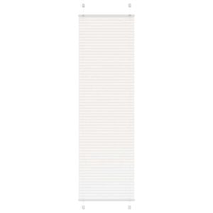 vidaXL Plissee Wei&szlig; 60x200 cm Stoffbreite 59,4 cm Polyester