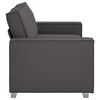 vidaXL Sofa 140cm Grau Stoff