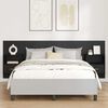 vidaXL Kopfteil mit Schrank 3 pcs Schwarz Eichen-Optik Holzwerkstoff