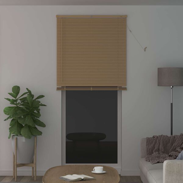 vidaXL Venetianer Jalousie Hellbraun mit Muster 213 x 70 cm PVC