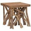 vidaXL Couchtisch aus Rundholz 40x40x40 cm Massivholz