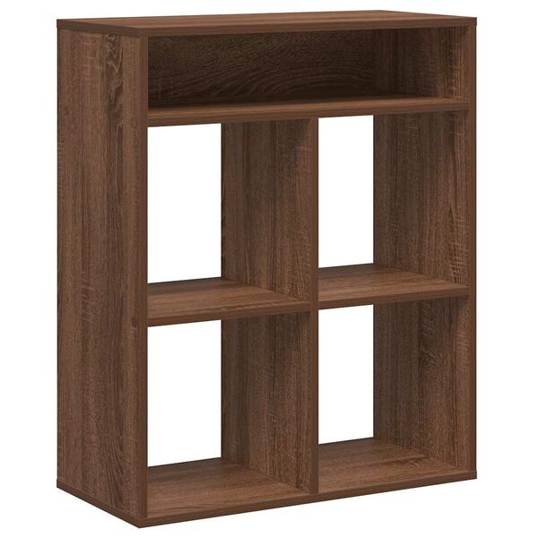 vidaXL B&uuml;cherregal Braun Eichen-Optik 66x31x80 cm Holzwerkstoff