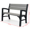 Keter Gartenbank Montero 2-Sitzer Grau 233309