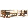 vidaXL Outdoor-Sofagarnitur 7 pcs Natur Massivholz Akazie