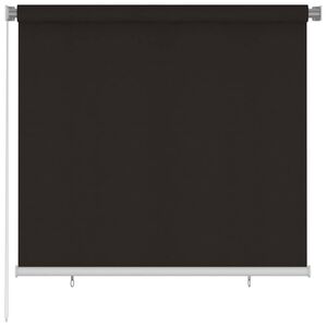 vidaXL Au&szlig;enrollo 165 (B)x140 (H) cm Braun HDPE