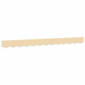 vidaXL Markisenvolant Creme Gestreift 300 cm
