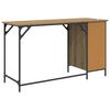 vidaXL Computertisch Artisan-Eiche 131 x 48 x 75 cm Holzwerkstoff