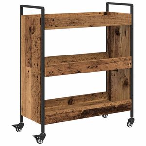 vidaXL K&uuml;chentrolley Altholz 70 x 30 x 82 cm Holzwerkstoff