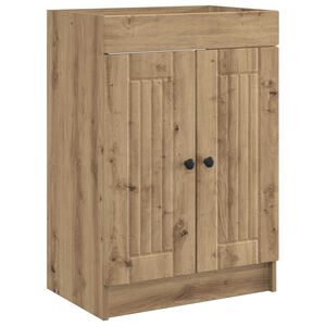 vidaXL Unter dem Waschbecken Badschrank Artisan-Eiche