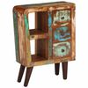 vidaXL Sideboard 55x30x80 cm Altholz Massiv