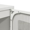 vidaXL Highboard Wei&szlig; 68x39x123 cm Stahl