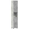 vidaXL Badezimmerschrank-Set TULUM Beton Grau 37 x 31,5 x 203 cm