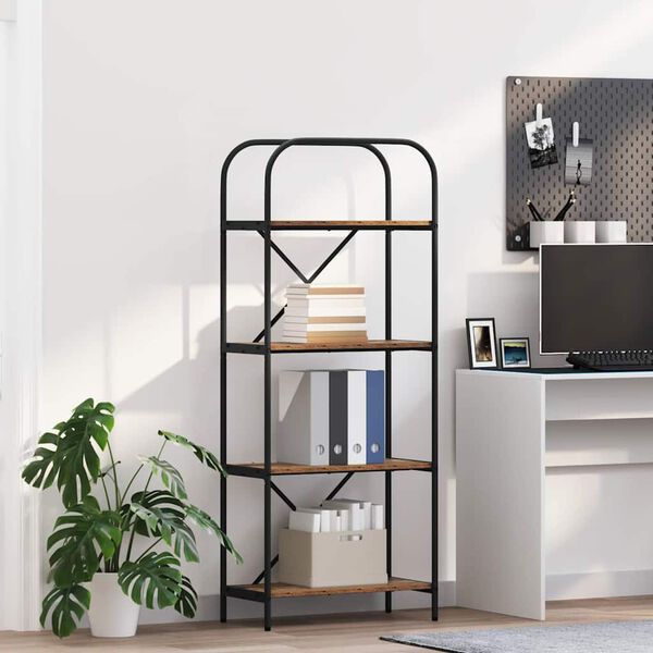 vidaXL B&uuml;cherregal Altholz 60 x 30 x 146 cm Holzwerkstoff