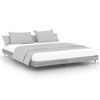 vidaXL Bettgestell ohne Matratze Grau Sonoma 160x200 cm Holzwerkstoff