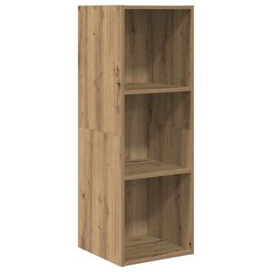 vidaXL TV-Schrankset Artisan-Eiche 37 x 37 x 107 cm Holzwerkstoff