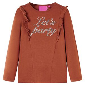 vidaXL Kinder-Langarmshirt Helllila 104