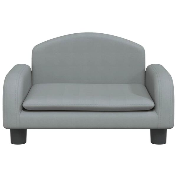 vidaXL Hundebett Hellgrau 50x40x30 cm Stoff