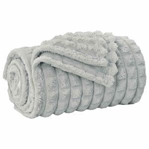 vidaXL Wohndecke Grau 200 x 150 cm 0.75 kg Fleece