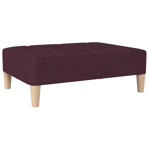 vidaXL Fu&szlig;hocker Lila 78x56x32 cm Stoff