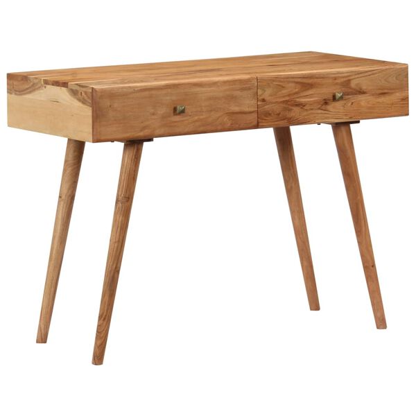 vidaXL Schreibtisch 100 x 51 x 76 cm Massivholz Akazie