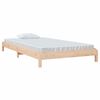 vidaXL Stapelbett Schwarz 80x200 cm Massivholz Kiefer