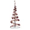 vidaXL LED Weihnachtsbaum mit Kugeln 80 LEDs Warmwei&szlig; 120 cm