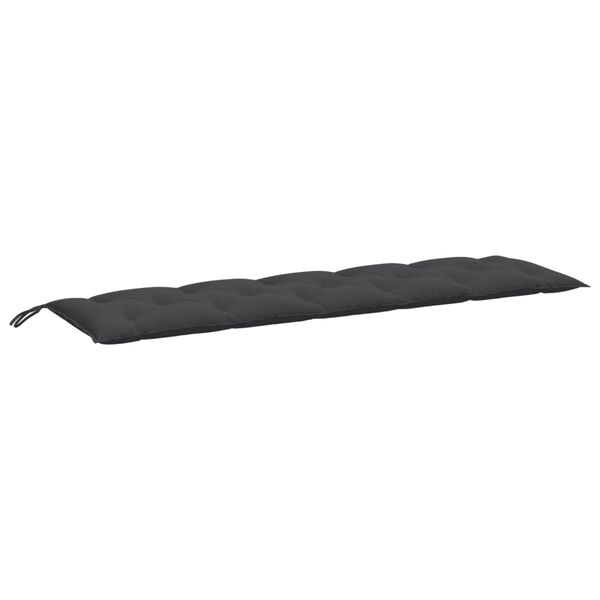 vidaXL Gartenbank-Auflage Melange Anthrazit 180x50x7 cm Stoff