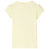 Kinder-T-Shirt Zartgelb 104