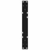 vidaXL Couchtischbeine 2 Stk. Schwarz 60x(30-31,3) cm Stahl