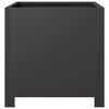 vidaXL Pflanzk&uuml;bel 2 Stk. Schwarz 40x40x40 cm Stahl