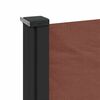 vidaXL Seitenmarkise Ausziehbar Braun 140x300 cm