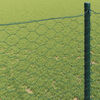 vidaXL Hexagonzaun Gr&uuml;n 0,6 x 50 m PVC