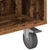 vidaXL Beistelltisch mit R&auml;dern Altholz 90 x 50 x 30 cm Holzwerkstoff