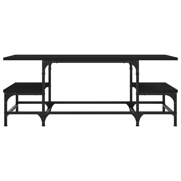 vidaXL Couchtisch Schwarz 100x50,5x40 cm Holzwerkstoff