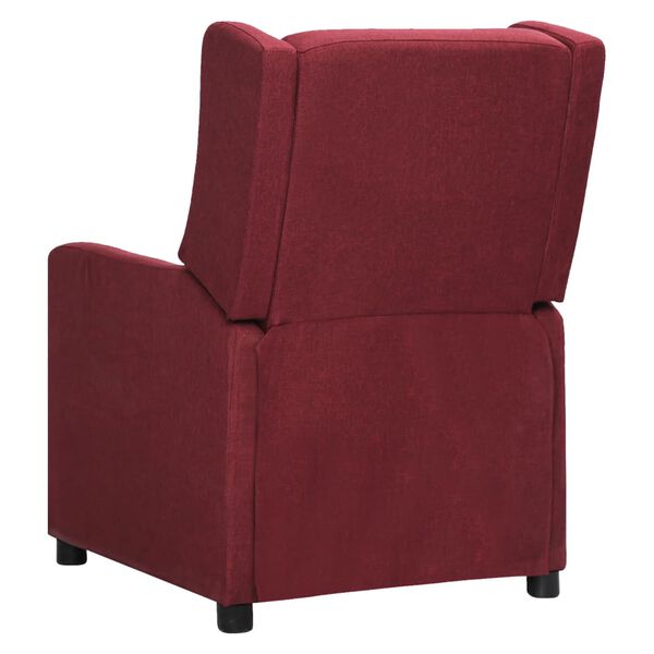 vidaXL Relaxsessel Weinrot Stoff