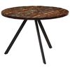 vidaXL Esstisch 110x75 cm Altholz Massivholz