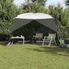 vidaXL Moskitonetz-Zelt mit Dach Grau 380 x 380 x 225 cm