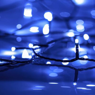 vidaXL LED-Lichterkette mit 2000 LEDs Blau 200 m PVC