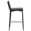 vidaXL 3-tlg. Bar-Set Kunstleder Schwarz